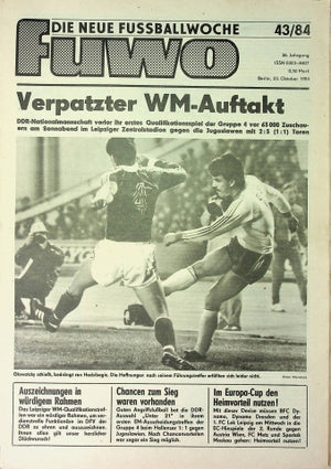 Fuwo Fussballwoche 43/1984