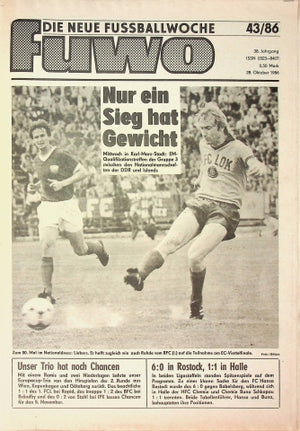 Fuwo Fussballwoche 43/1986