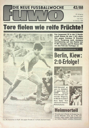 Fuwo Fussballwoche 43/1988