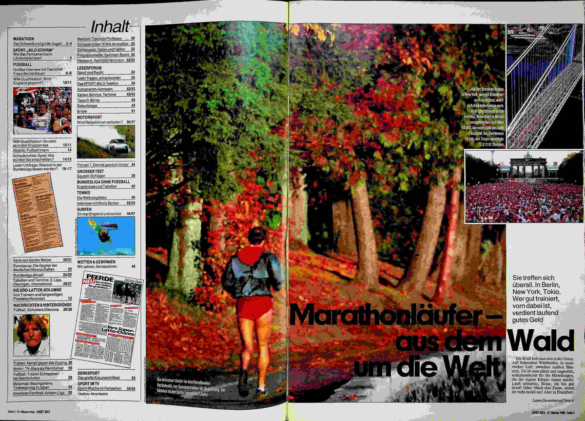 Inhaltsverzeichnis Sport Bild 43/1988