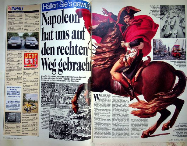 Inhaltsverzeichnis Auto Bild 43/1990