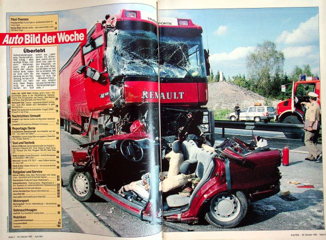 Inhaltsverzeichnis Auto Bild 43/1993
