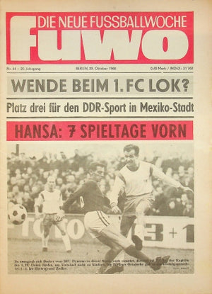 Fuwo Fussballwoche 44/1968
