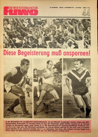 Fuwo Fussballwoche 44/1970