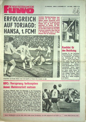 Fuwo Fussballwoche 44/1971