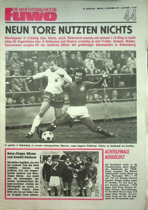 Fuwo Fussballwoche 44/1977
