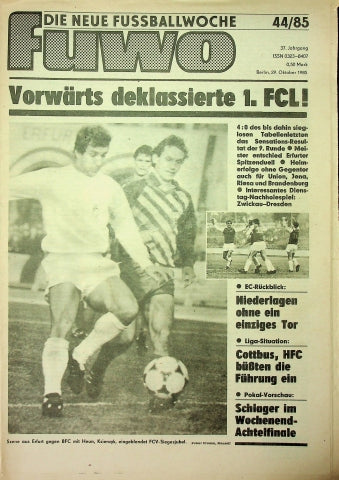 Fuwo Fussballwoche 44/1985