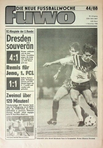 Fuwo Fussballwoche 44/1988