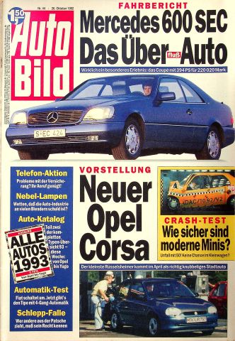 Auto Bild 44/1992