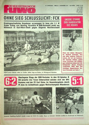 Fuwo Fussballwoche 45/1971
