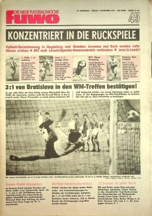 Fuwo Fussballwoche 45/1972