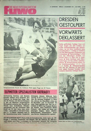 Fuwo Fussballwoche 45/1975