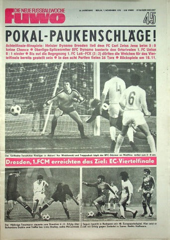 Fuwo Fussballwoche 45/1978