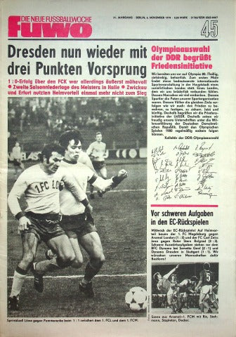 Fuwo Fussballwoche 45/1979