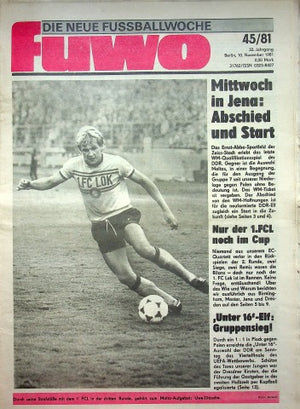 Fuwo Fussballwoche 45/1981