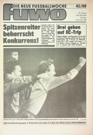 Fuwo Fussballwoche 45/1988