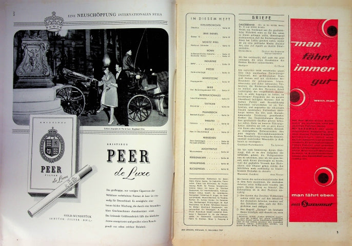 Inhaltsverzeichnis Spiegel 46/1959