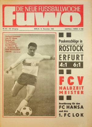 Fuwo Fussballwoche 46/1968