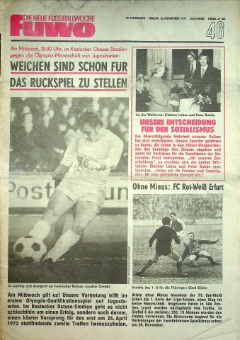 Fuwo Fussballwoche 46/1971