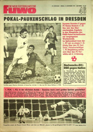 Fuwo Fussballwoche 46/1973