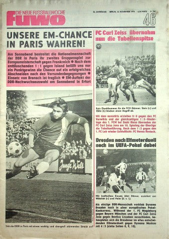 Fuwo Fussballwoche 46/1974