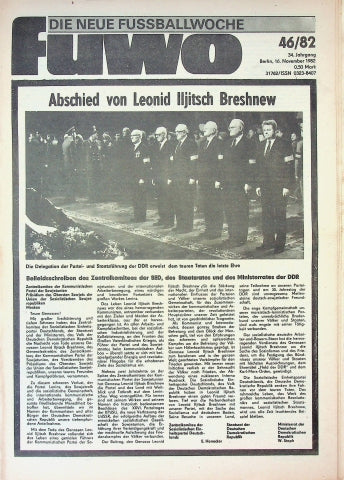 Fuwo Fussballwoche 46/1982