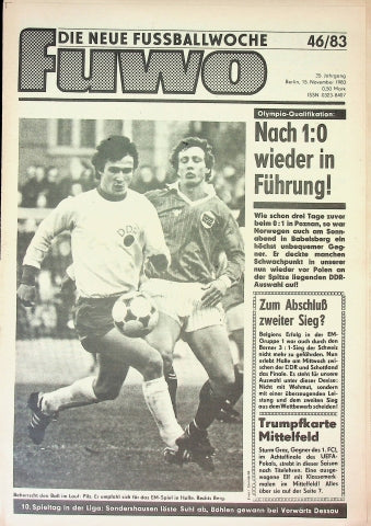 Fuwo Fussballwoche 46/1983