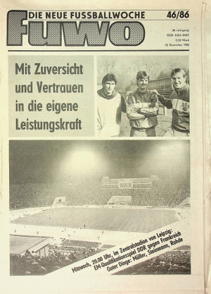 Fuwo Fussballwoche 46/1986