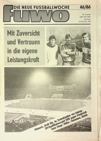 Fuwo Fussballwoche 46/1986