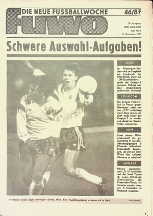 Fuwo Fussballwoche 46/1987