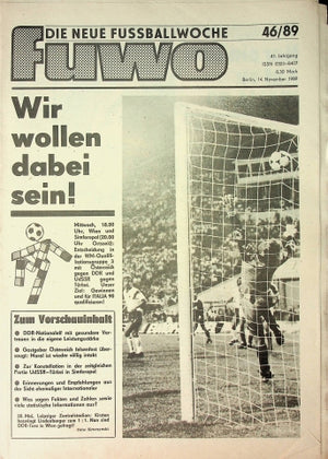 Fuwo Fussballwoche 46/1989