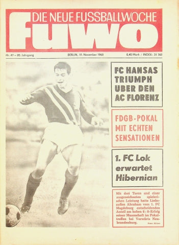 Fuwo Fussballwoche 47/1968
