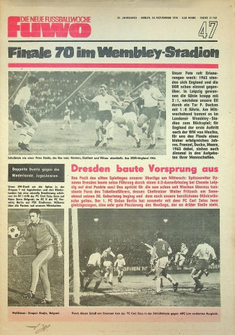 Fuwo Fussballwoche 47/1970