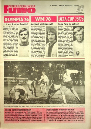 Fuwo Fussballwoche 47/1975