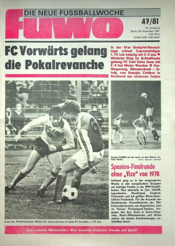 Fuwo Fussballwoche 47/1981