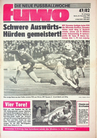 Fuwo Fussballwoche 47/1982