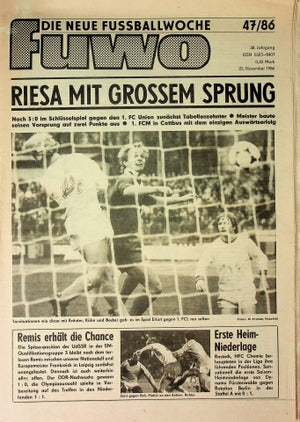Fuwo Fussballwoche 47/1986