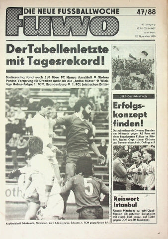 Fuwo Fussballwoche 47/1988