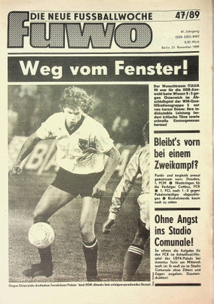 Fuwo Fussballwoche 47/1989