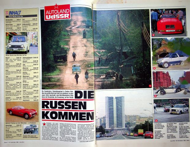 Inhaltsverzeichnis Auto Bild 47/1989