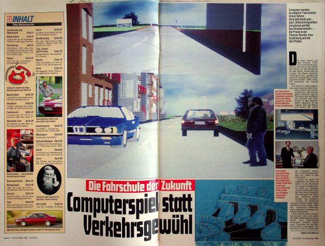 Inhaltsverzeichnis Auto Bild 47/1991