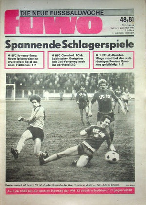 Fuwo Fussballwoche 48/1981