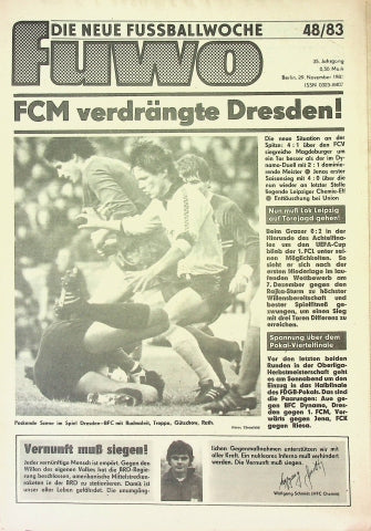 Fuwo Fussballwoche 48/1983