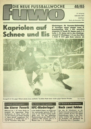 Fuwo Fussballwoche 48/1985