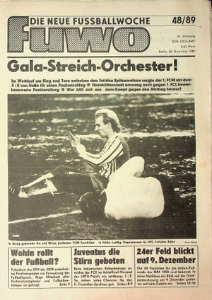 Fuwo Fussballwoche 48/1989