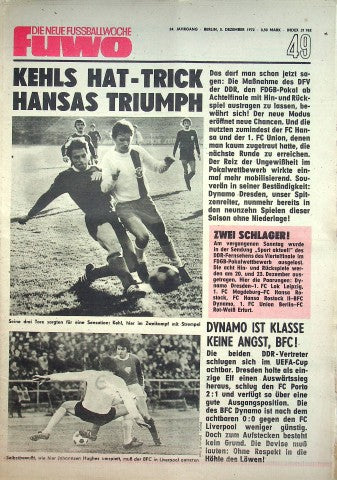 Fuwo Fussballwoche 49/1972