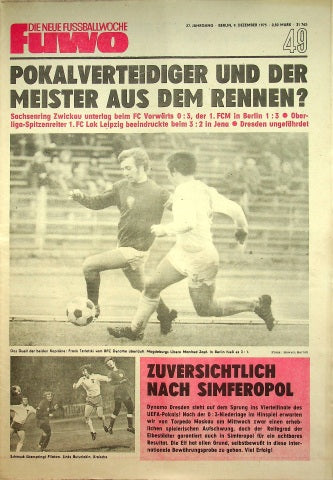 Fuwo Fussballwoche 49/1975