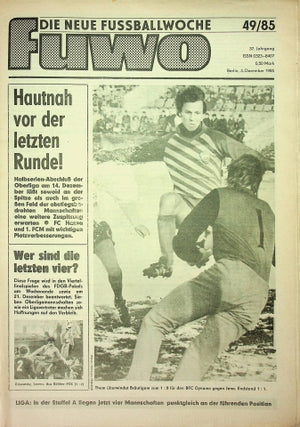 Fuwo Fussballwoche 49/1985