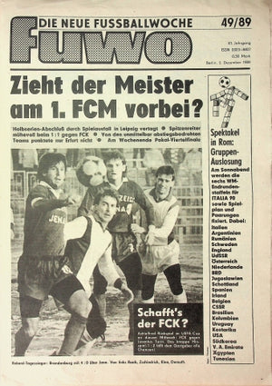 Fuwo Fussballwoche 49/1989