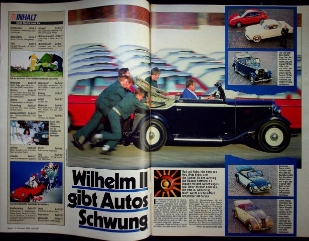 Inhaltsverzeichnis Auto Bild 49/1989